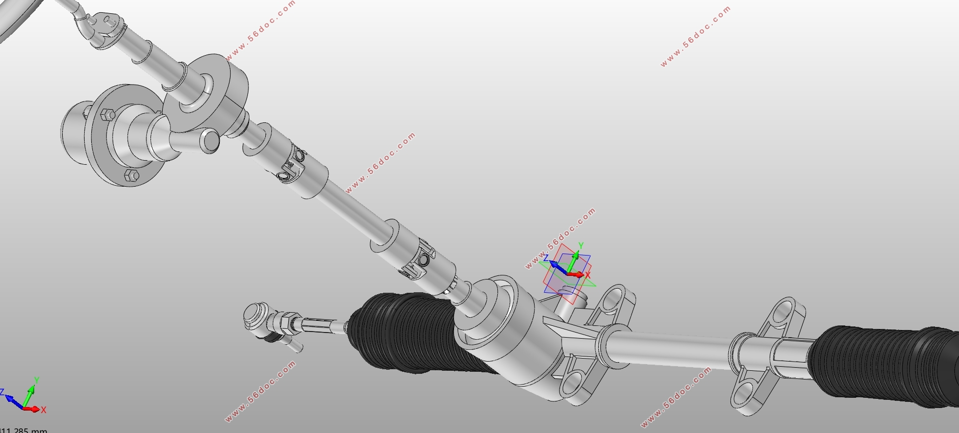 小型电动代步车转向系统设计(含CAD零件图装配图,SolidWorks三维图)