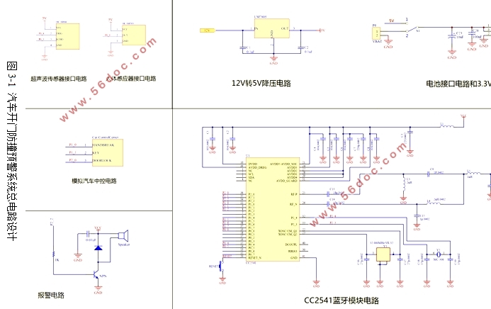基于蓝牙技术的汽车开门防撞预警系统设计