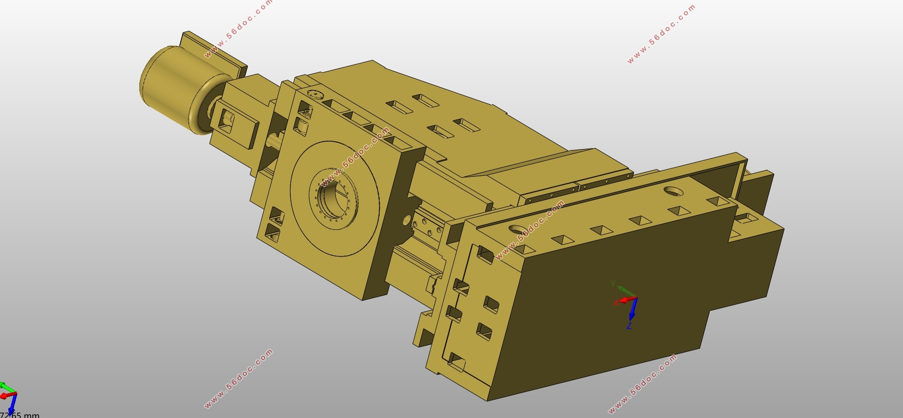 齿轮加工机床模块化设计(磨齿机)(含CAD装配图,SolidWorks三维图)