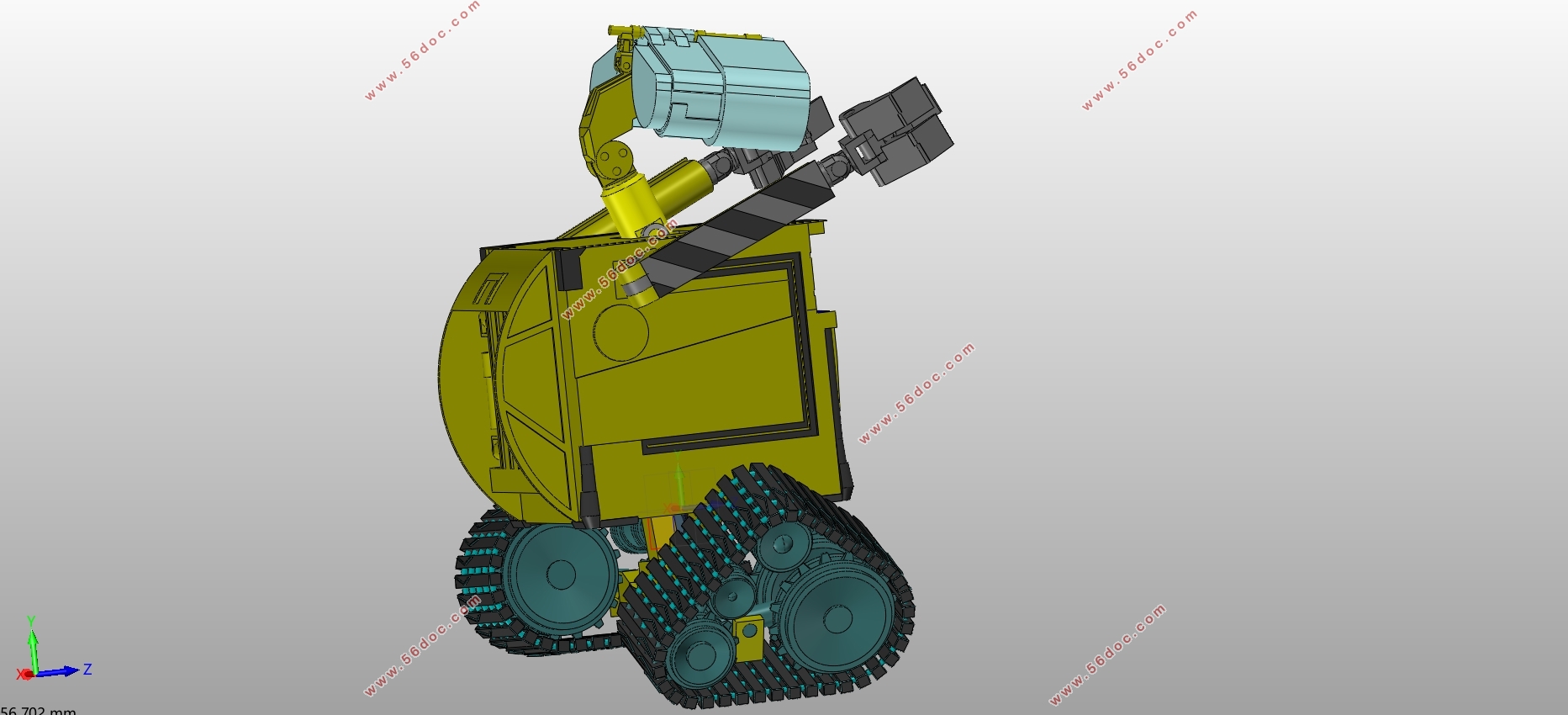 两轮移动机器人控制及机械系统设计(5kg负载)(含CAD图,SolidWorks三维图)