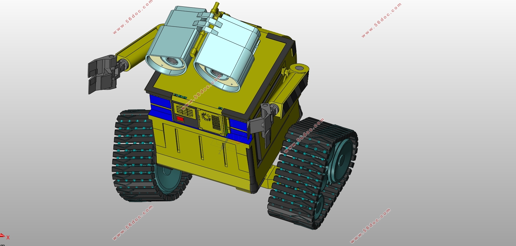 ƶ˿Ƽеϵͳ(5kg)(CADͼ,SolidWorksάͼ)