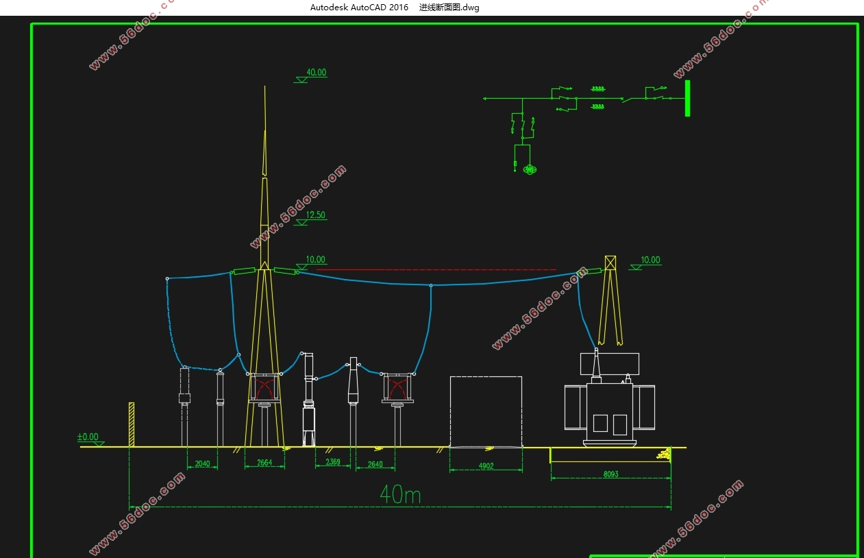 110/35kv(һ̨)һβ(CADͼ)