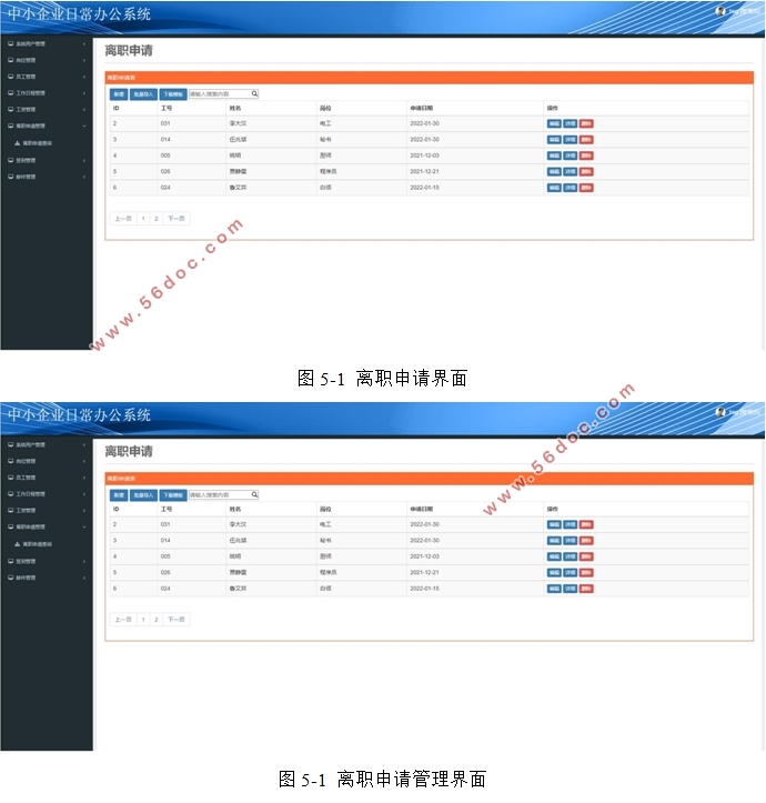 中小企业日常办公系统的设计与实现(VUE,Springboot,MySQL)