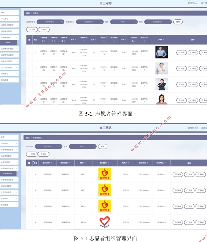 义工(志愿者)网站的设计与实现(VUE,SpringBoot,MySQL)