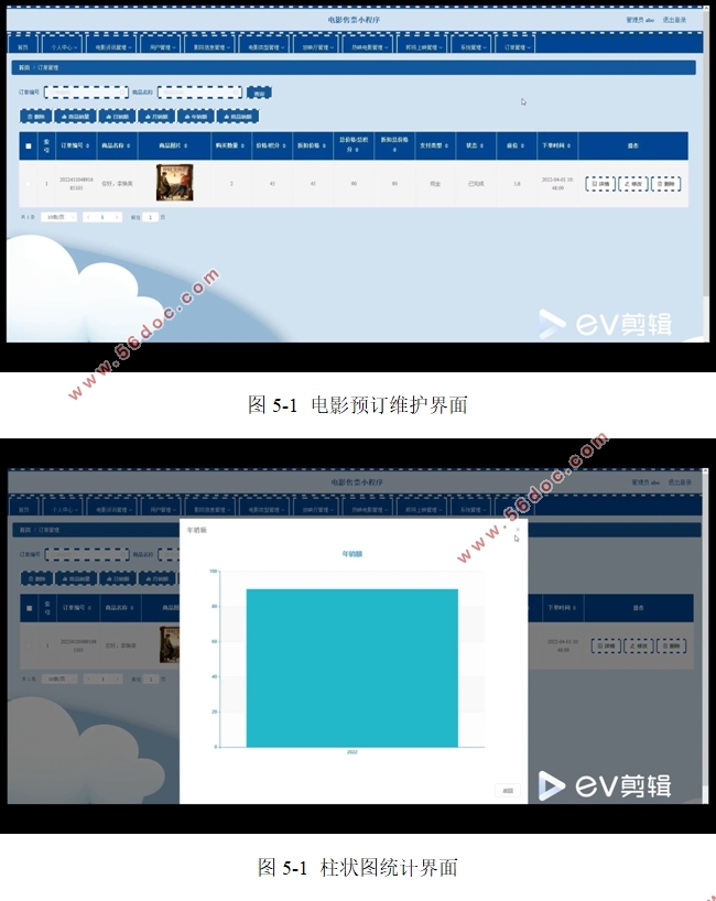 电影售票系统微信小程序的设计与实现(SSM,uniapp,MySQL)