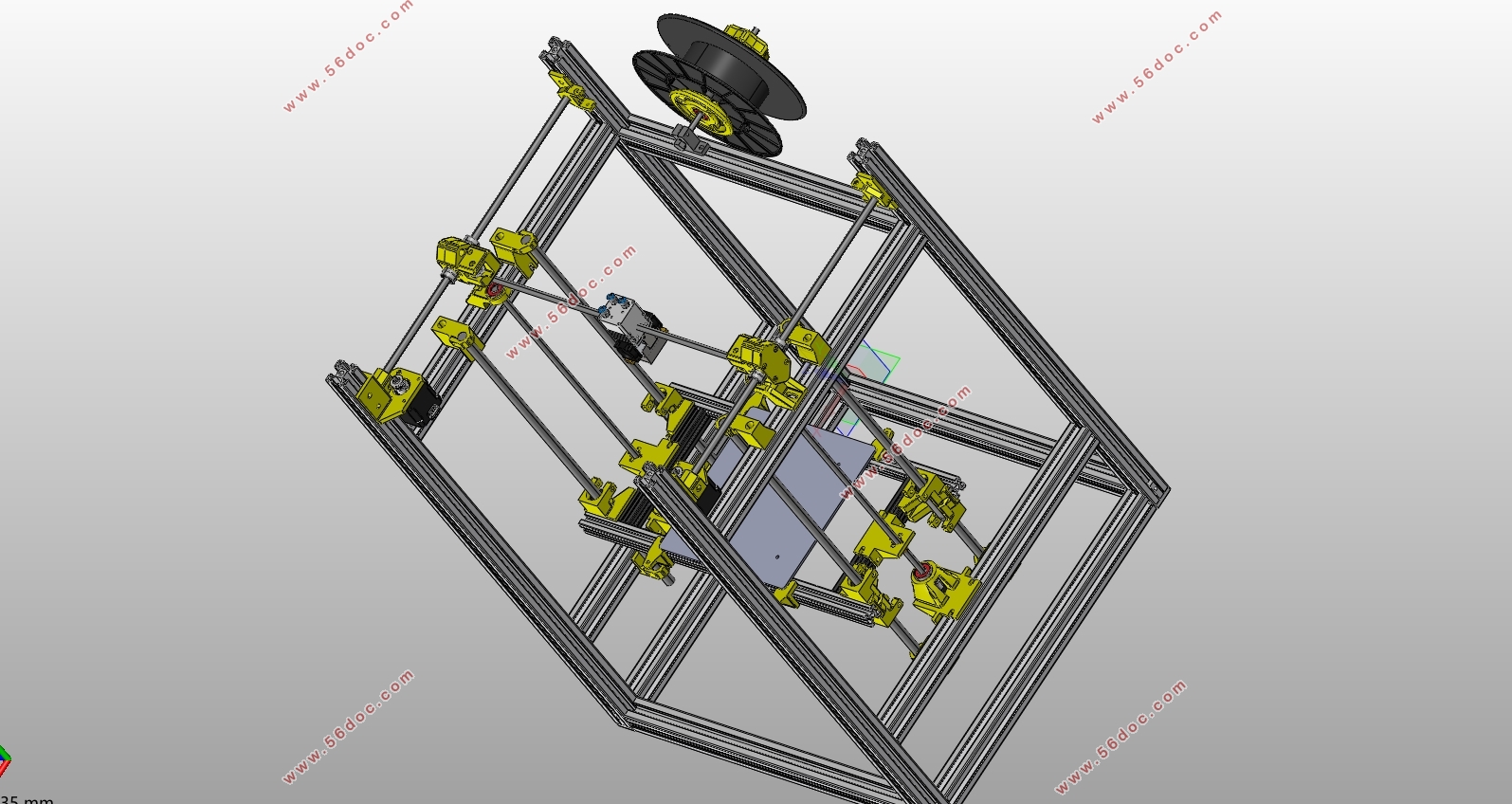 FDMɫ3Dӡ(CADͼװͼ,SolidWorksάͼ)