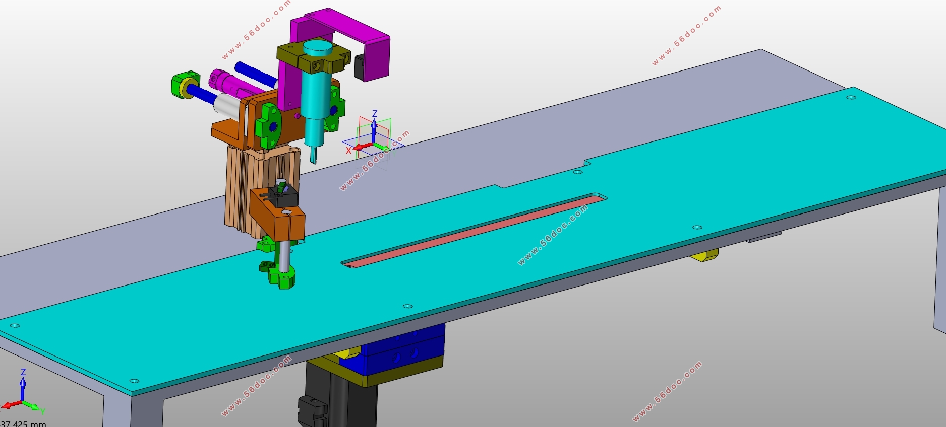 鞋底涂胶装置的设计(含CAD零件图装配图,SolidWorks三维图)