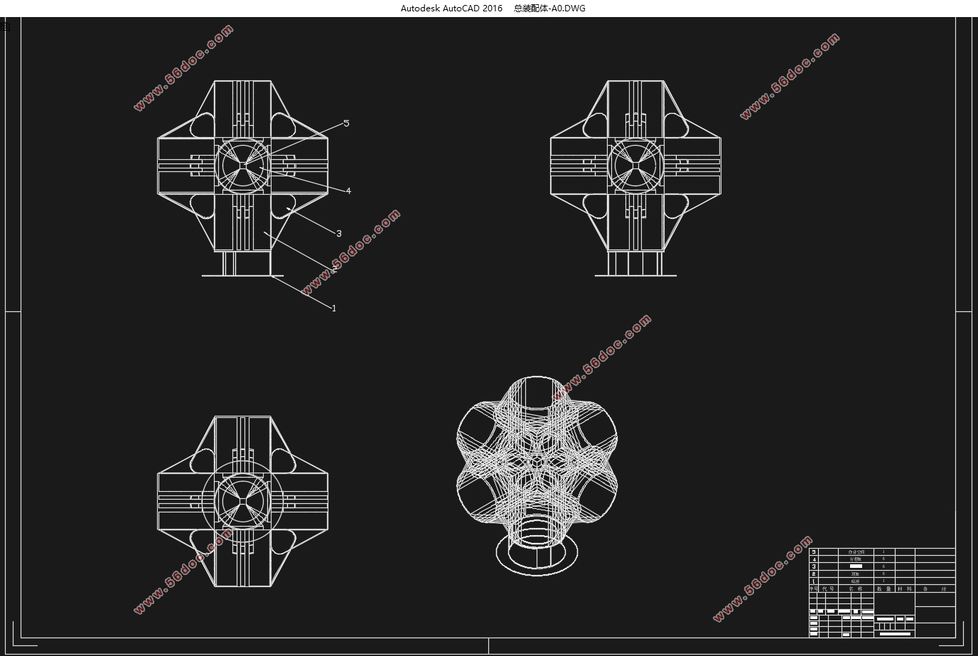 金刚石六面顶压机的设计(含CAD零件图装配图,SolidWorks三维图)