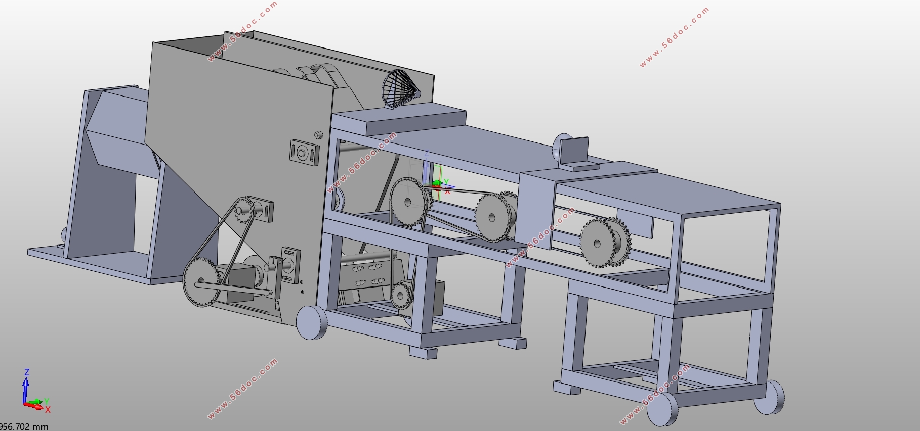 竹筷制造一体机的设计(含CAD零件图装配图,SolidWorks三维图)
