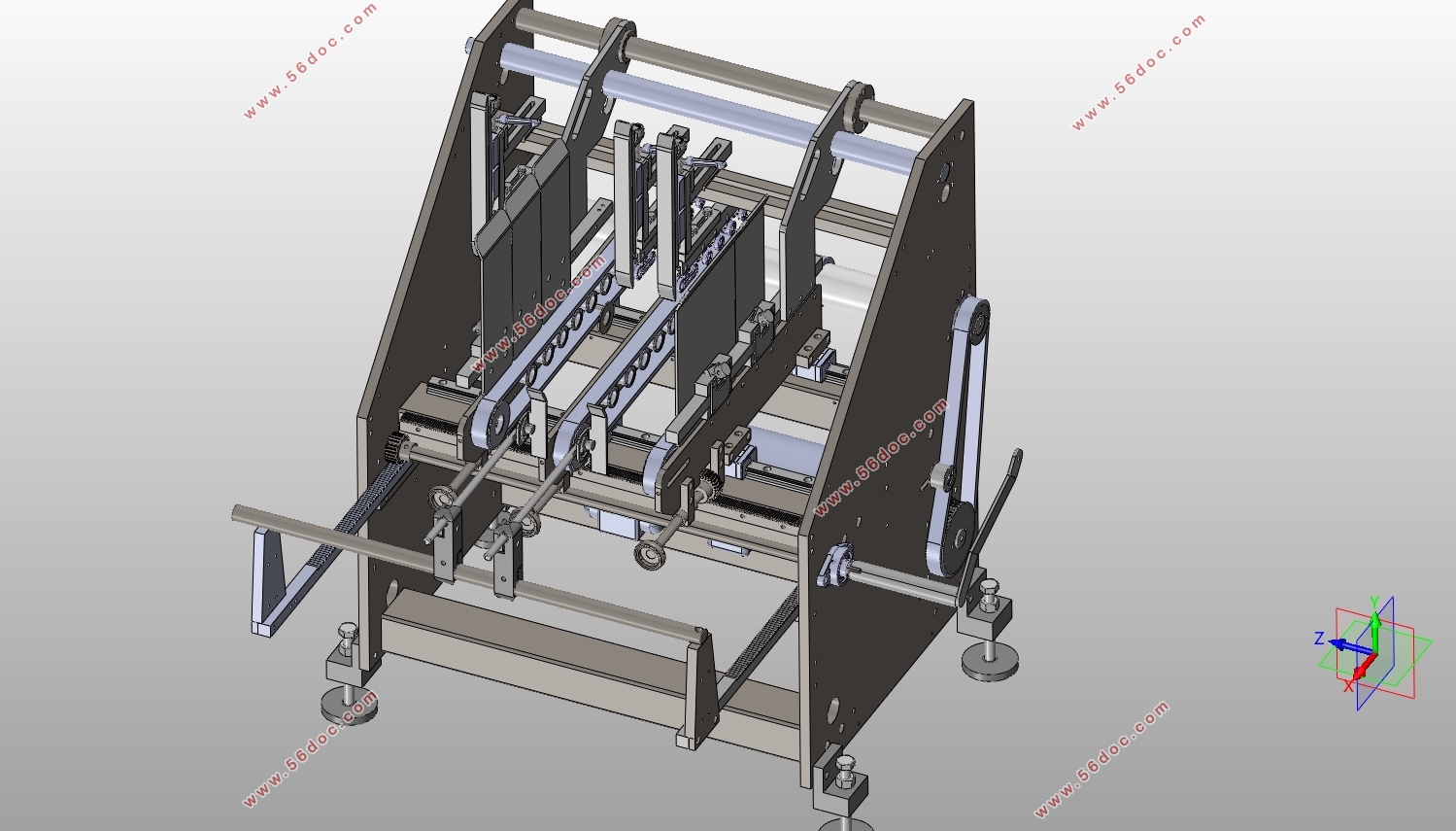 用于药包摩擦发卡机构设计(含SolidWorks三维图)