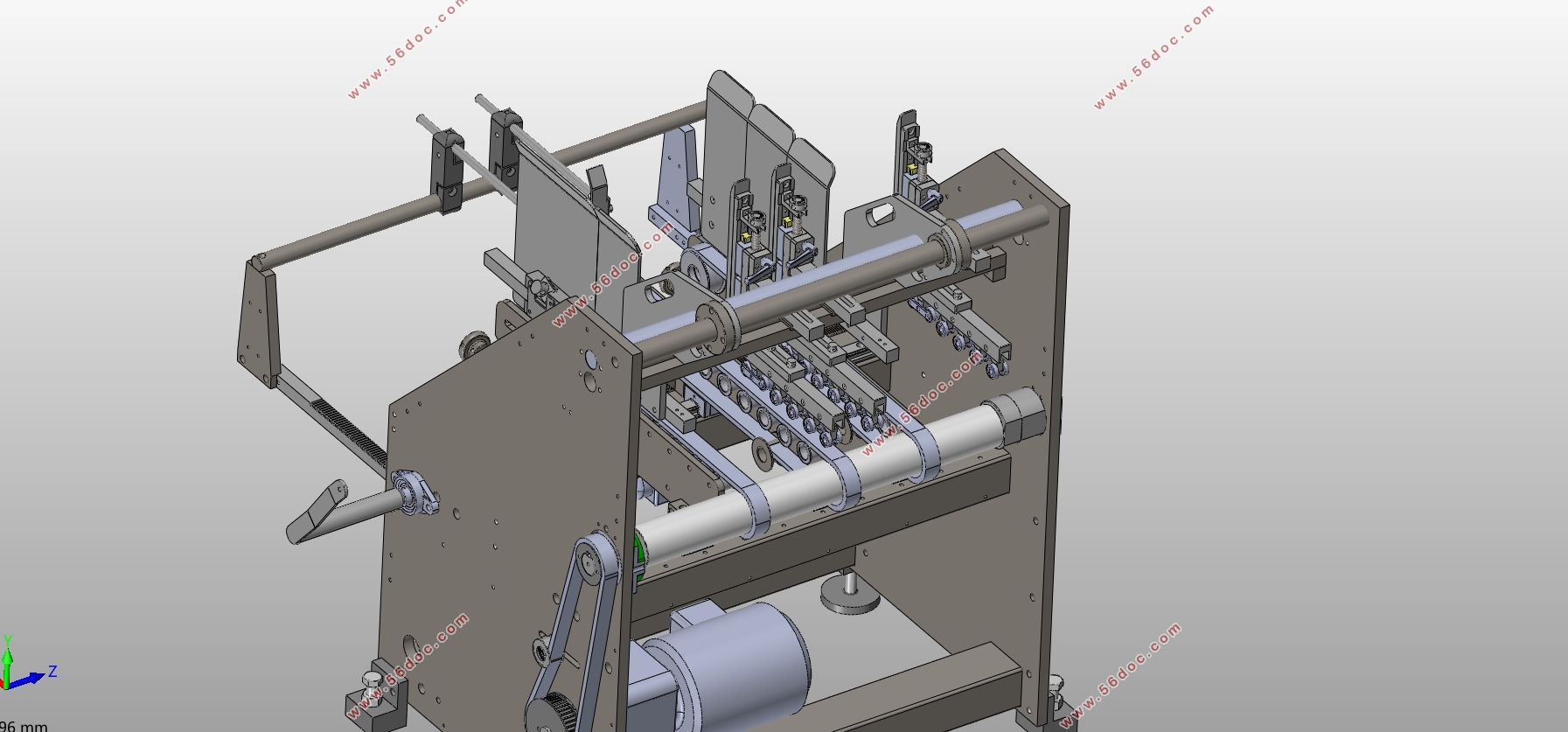 用于药包摩擦发卡机构设计(含SolidWorks三维图)