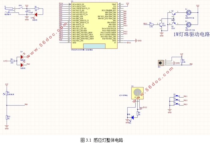 基于STM32的人体感应灯设计