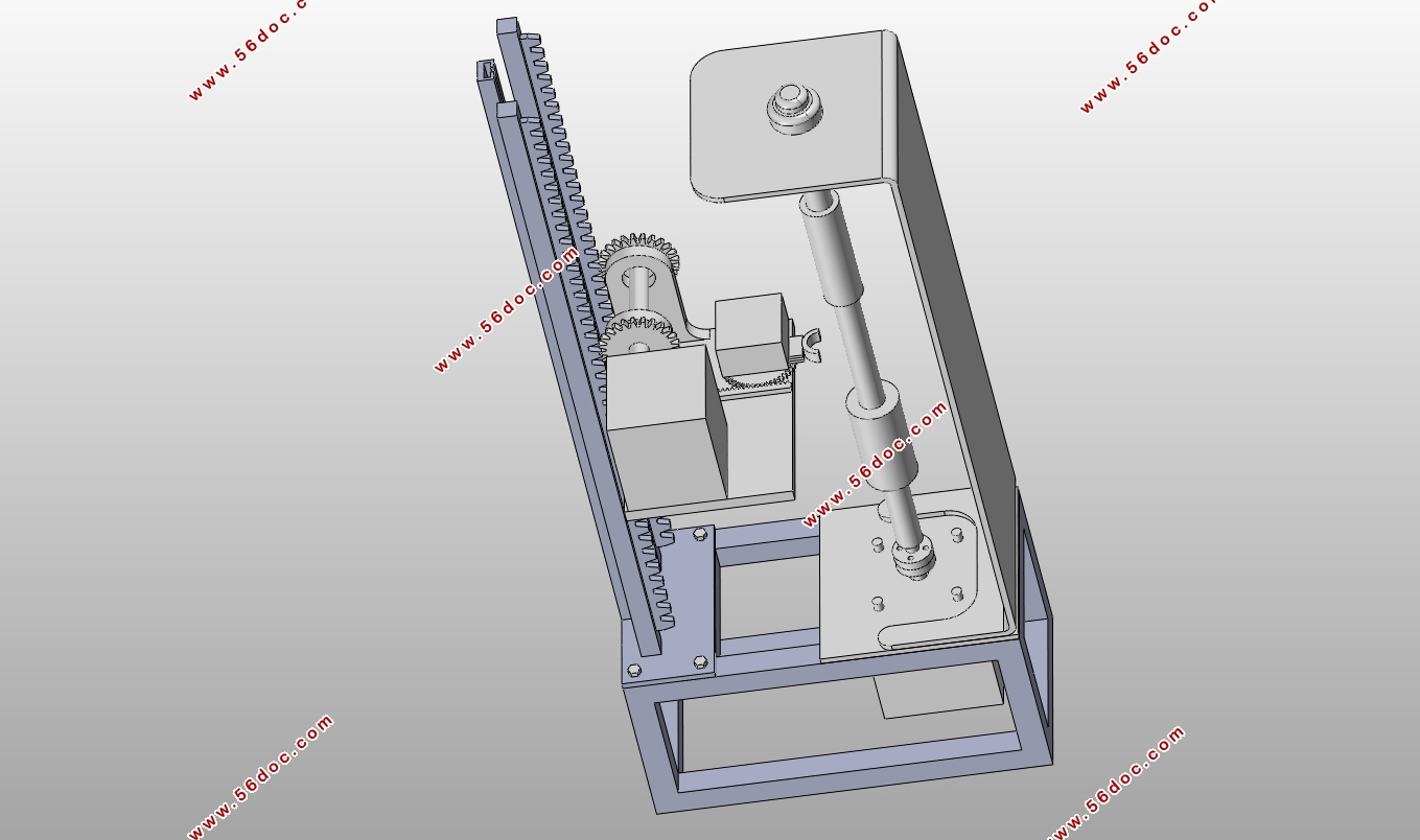 石材栏杆浮动打磨设备机构设计(含CAD零件装配图,SolidWorks三维图)
