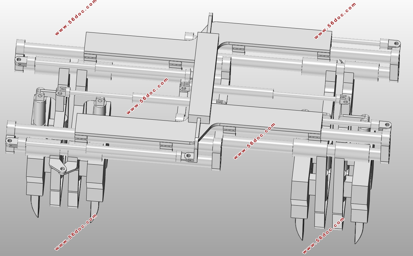 铁道捣固机机构设计(含CAD图,SolidWorks三维图)