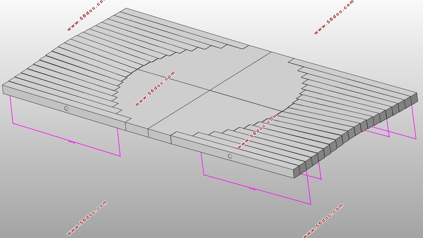 一种变型折叠桌的参数化设计(含SolidWorks三维图)