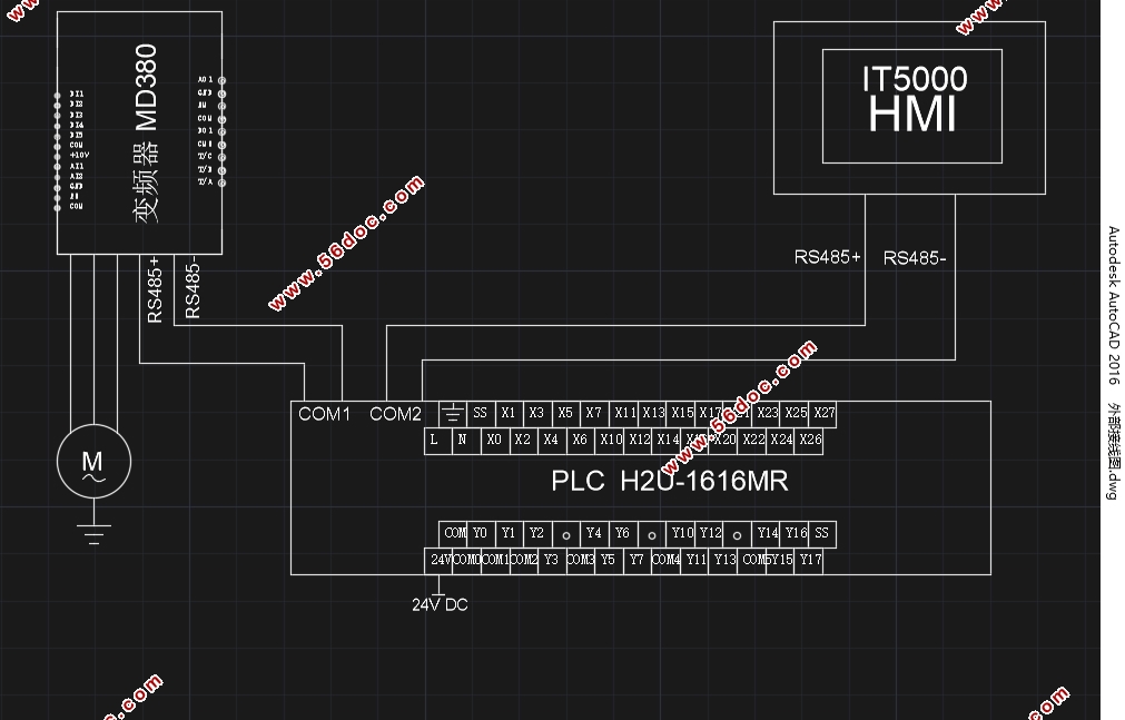 ɴ΢ϵͳ(CADԭͼ,PLC,HMI̬)