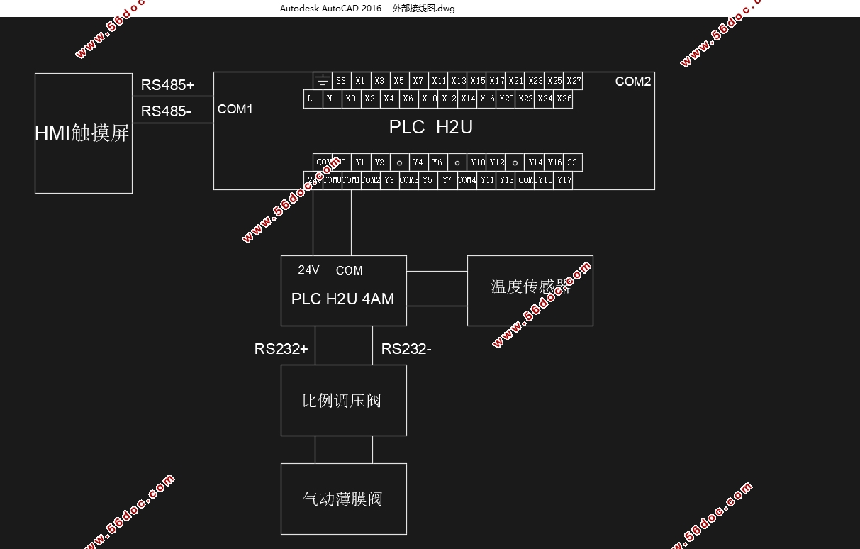 ɴͲ¶ȿϵͳ(CADԭͼ,PLC,HMI)