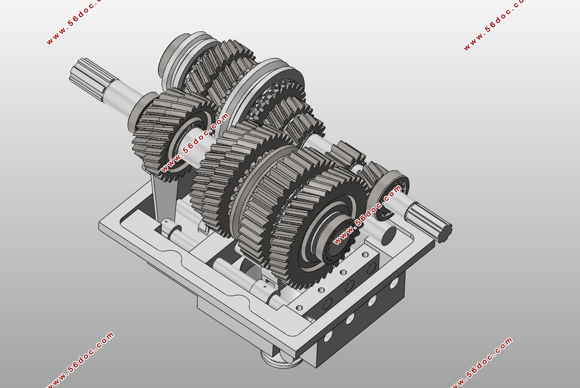 某紧凑车型五档手动变速器设计(含SolidWorks三维图)