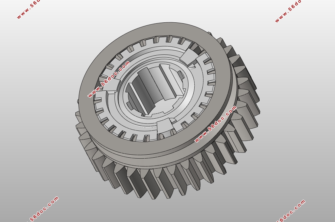 某紧凑车型五档手动变速器设计(含SolidWorks三维图)