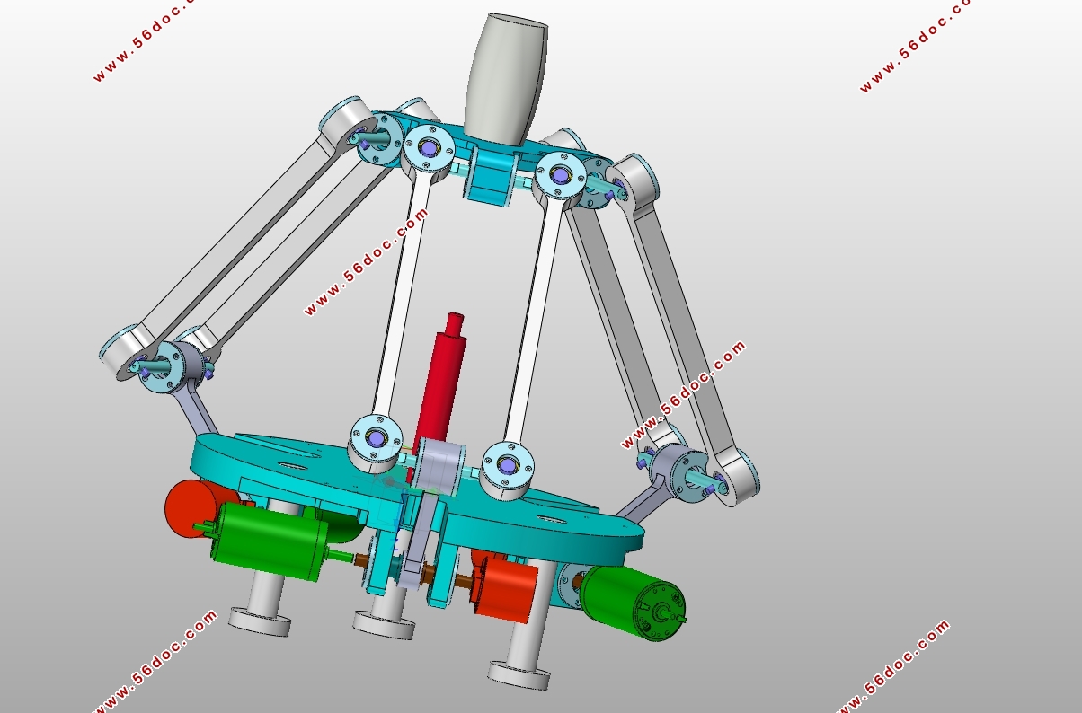 ����Delta�����Ĳ����ֿ������(��CADͼ,SolidWorks��άͼ)