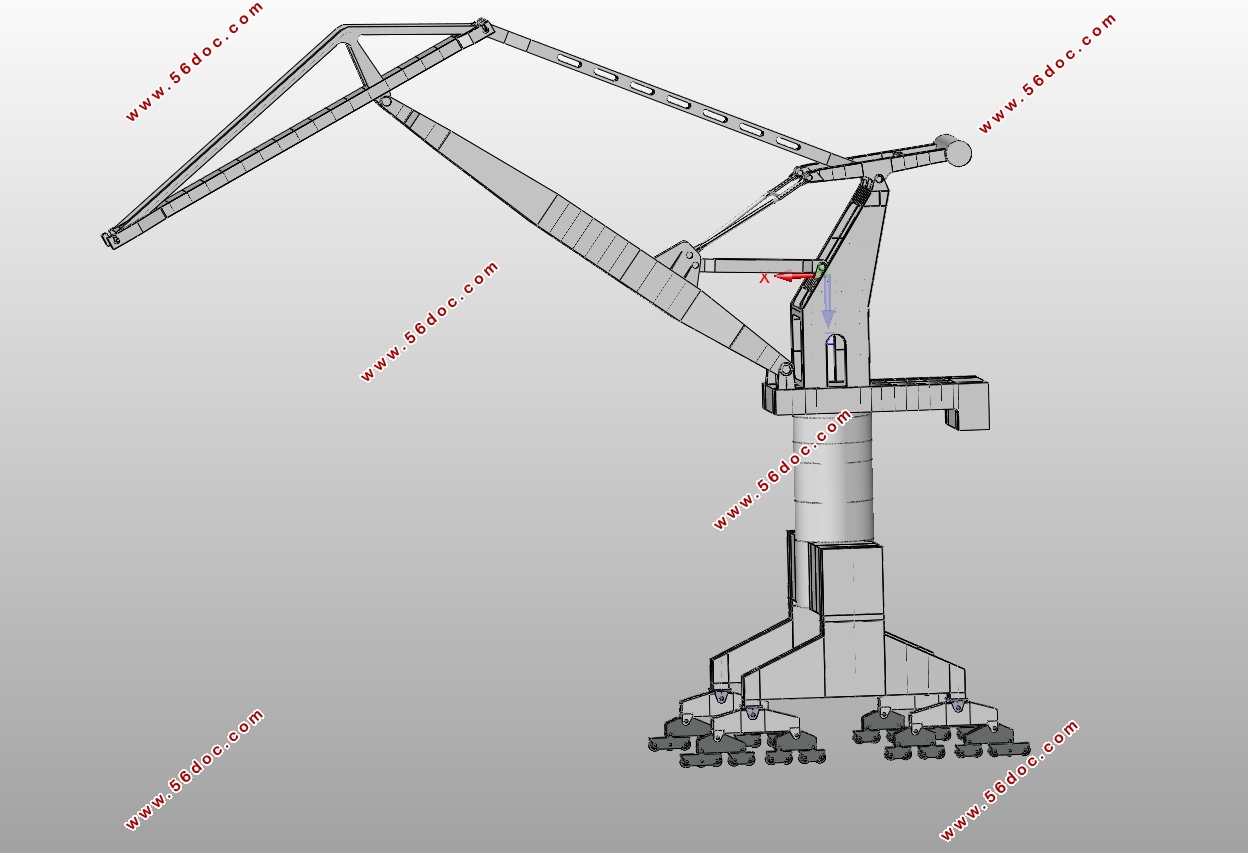 42t-33m����ʽ���ػ�����������ת̨�ṹ���������
