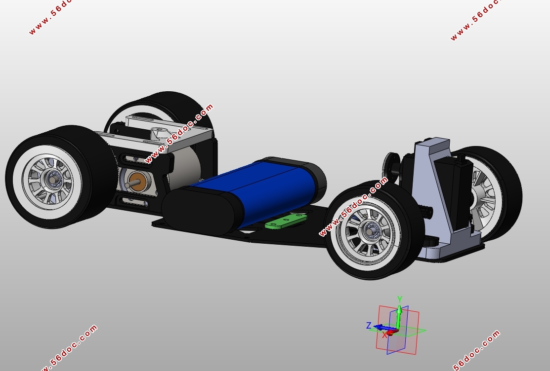 异构电动汽车的协同控制研究(含Solidworks三维图)